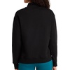 image:imageReebok Womens Classic Halfzip Sweatshirt Standard Fit Midweight Cottonpoly Fleece FabricBlack