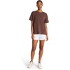 image:imageReebok Womens Classic Summer Sweat 45 Short Standard Fit Lightweight CottonPoly FabricEgret Heather