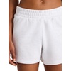 image:imageReebok Womens Classic Summer Sweat 45 Short Standard Fit Lightweight CottonPoly FabricEgret Heather
