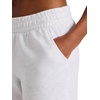 image:imageReebok Womens Classic Summer Sweat 45 Short Standard Fit Lightweight CottonPoly FabricEgret Heather