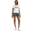 image:imageReebok Womens Classic Summer Sweat 45 Short Standard Fit Lightweight CottonPoly FabricPineneedle