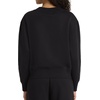 image:imageReebok Womens Collegiate Vneck Sweatshirt Standard Fit Midweight Cottonpoly FabricBlack