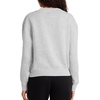 image:imageReebok Womens Collegiate Vneck Sweatshirt Standard Fit Midweight Cottonpoly FabricGrey Heather
