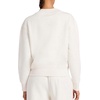 image:imageReebok Womens Collegiate Vneck Sweatshirt Standard Fit Midweight Cottonpoly FabricVector Chalk Heather