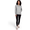 image:imageReebok Womens Cozy French Terry FullZip Hooded SweatshirtGrey Heather