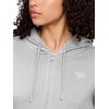 image:imageReebok Womens Cozy French Terry FullZip Hooded SweatshirtGrey Heather