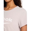 image:imageReebok Womens Crewneck TShirt Standard Fit Lightweight Stretch Poly Soft Jersey FabAshes of Rose