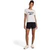image:imageReebok Womens Crewneck TShirt Standard Fit Lightweight Stretch Poly Soft Jersey FabEgret Heather