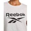 image:imageReebok Womens Crewneck TShirt Standard Fit Lightweight Stretch Poly Soft Jersey FabEgret Heather