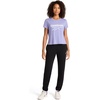 image:imageReebok Womens Crewneck TShirt Standard Fit Lightweight Stretch Poly Soft Jersey FabLavender Violet Heather