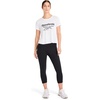 image:imageReebok Womens Crewneck TShirt Standard Fit Lightweight Stretch Poly Soft Jersey FabStark White
