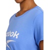 image:imageReebok Womens Crewneck TShirt Standard Fit Lightweight Stretch Poly Soft Jersey FabUltramarine