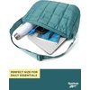 image:imageReebok Womens Crossbody Bag  Lightweight Stylish Nylon Quilted and NonQuilted Everyday Crossbody Sling Bags for WomenCelia Green