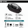 image:imageReebok Womens Crossbody Bag  Lightweight Stylish Nylon Quilted and NonQuilted Everyday Crossbody Sling Bags for WomenKimberly  Black
