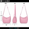 image:imageReebok Womens Crossbody Bag  Lightweight Stylish Nylon Quilted and NonQuilted Everyday Crossbody Sling Bags for WomenSamantha Rose