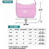 image:imageReebok Womens Crossbody Bag  Lightweight Stylish Nylon Quilted and NonQuilted Everyday Crossbody Sling Bags for WomenSophie Lilac