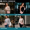 image:imageReebok Womens Crossbody Bag  Lightweight Stylish Nylon Quilted and NonQuilted Everyday Crossbody Sling Bags for WomenSophie Smoky Rose