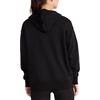 image:imageReebok Womens Embroidery Fullzip Hoodie Standard Fit Midweight Cottonpoly FabricBlack