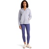 image:imageReebok Womens Embroidery Fullzip Hoodie Standard Fit Midweight Cottonpoly FabricGrey Heather