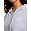 image:imageReebok Womens Embroidery Fullzip Hoodie Standard Fit Midweight Cottonpoly FabricGrey Heather
