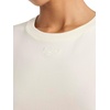 image:imageReebok Womens Embroidery Hit Graphic Crewneck TShirt Standard Fit Lightweight Stretch Cotton FabricAlabaster  Oversized