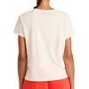 image:imageReebok Womens Embroidery Hit Graphic Crewneck TShirt Standard Fit Lightweight Stretch Cotton FabricAlabaster  Standard