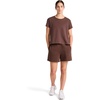image:imageReebok Womens Embroidery Hit Graphic Crewneck TShirt Standard Fit Lightweight Stretch Cotton FabricBracken  Standard