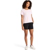 image:imageReebok Womens Embroidery Hit Graphic Crewneck TShirt Standard Fit Lightweight Stretch Cotton FabricFrosted Berry  Standard
