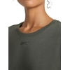 image:imageReebok Womens Embroidery Hit Graphic Crewneck TShirt Standard Fit Lightweight Stretch Cotton FabricGrit Green  Standard