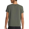 image:imageReebok Womens Embroidery Hit Graphic Crewneck TShirt Standard Fit Lightweight Stretch Cotton FabricGrit Green  Standard