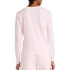 image:imageReebok Womens Embroidery Hit Long Sleeve Crewneck Top Standard Fit Lightweight Stretch Cotton FabricFrosted Berry
