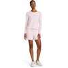 image:imageReebok Womens Embroidery Hit Long Sleeve Crewneck Top Standard Fit Lightweight Stretch Cotton FabricFrosted Berry
