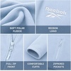 image:imageReebok Womens Fleece Jacket Lightweight ZipUp Hooded Winter Coat for Women  SuperSoft Plush Lining Feels Great Against Skin Versatile for Errands or Outdoor Wear Easy Layer Into WinterHaze Blue