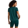 image:imageReebok Womens Flow Tshirt and 6 Short Set Slim Fit Moisture WickingMetal Green