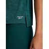 image:imageReebok Womens Flow Tshirt and 6 Short Set Slim Fit Moisture WickingMetal Green