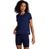 image:imageReebok Womens Flow Tshirt and 6 Short Set Slim Fit Moisture WickingNavy