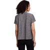 image:imageReebok Womens Glow Short Sleeve Crop Top TShirtBlack Heather