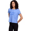 image:imageReebok Womens Glow Short Sleeve Crop Top TShirtUltramarine Heather