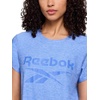 image:imageReebok Womens Glow Short Sleeve Crop Top TShirtUltramarine Heather