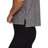 image:imageReebok Womens Glow Sleeveless Cropped Tank TopBlack Heather