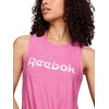 image:imageReebok Womens Glow Sleeveless Cropped Tank TopRaspberry Rose Heather