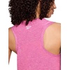 image:imageReebok Womens Glow Sleeveless Cropped Tank TopRaspberry Rose Heather