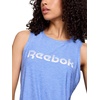 image:imageReebok Womens Glow Sleeveless Cropped Tank TopUltramarine Heather