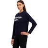 image:imageReebok Womens Graphic Crewneck SweatshirtDark Sapphire