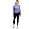 image:imageReebok Womens Graphic Crewneck SweatshirtLavender Violet
