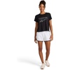 image:imageReebok Womens Graphic Crewneck TShirtBlack  Lockup