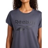 image:imageReebok Womens Graphic Crewneck TShirtIndia Ink  Lockup