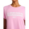 image:imageReebok Womens Graphic Crewneck TShirtLilac Chiffon  Knockout
