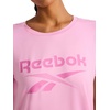 image:imageReebok Womens Graphic Crewneck TShirtLilac Chiffon  Lockup