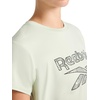 image:imageReebok Womens Graphic Crewneck TShirtSea Foam  Topographic Lines